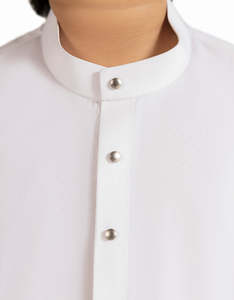 Thobe arabe pour garçons, vêtements musulmans islamiques, robe longue traditionnelle, tenue de l'Aïd, vêtements de prière, vente en gros, logo personnalisé accepté - Product Image 4