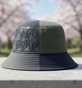 Unisex <b>Men</b> Women Denim Bucket <b>Hat</b> Embossed Contrast Color Outdoor Beach Custom Logo Four Seasons Japan Korean Style Comfortable - Product Image 2