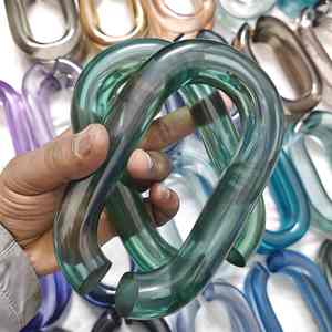 งานศิลปะเรซิ่นสีสันสดใส ดีไซน์ทันสมัย รูปแบบโซ่ตกแต่ง สามารถปรับแต่งโลโก้ได้ สำหรับขนาดใหญ่และขนาดเล็ก - Product Image 4