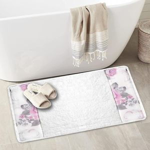 Tappetino da Bagno di Lusso Larrisa con Design Floreale, Antiscivolo, Lavabile e Elegante per l'Arredo del Bagno - Product Image 5