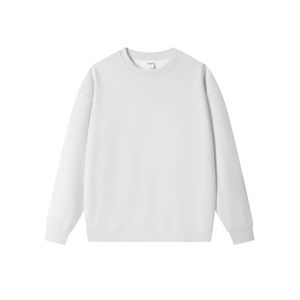 เสื้อสเวตเชิ้ตคอกลมโอเวอร์ไซส์หนานุ่มพิเศษสำหรับผู้หญิง พิมพ์ลายโลโก้ด้านหน้า เหมาะสำหรับฤดูใบไม้ร่วงและฤดูหนาว - Product Image 1