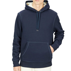 Custom Made Inner Sherpa Fleece Lining Pullover Hoodies High Quality Men's Clothing New Design Jumper Hoodie In Low MOQ - Product Image 1
