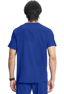 Tenue médicale imprimée pour hommes, haut à col en V avec poche et pantalon droit à braguette frontale, en Polyester/Rayonne, détection d'aiguilles, OEM - Product Image 5