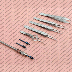Meilleur kit de forceps manuels pour greffe de cheveux FUE, ensemble de 9 outils chirurgicaux de précision en acier inoxydable pour greffe de cheveux - Product Image 6