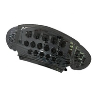 Clignotant LED pour moto, 10 lentilles, affichage séquentiel latéral, remplacement pour modification de moto sportive ou scooter
