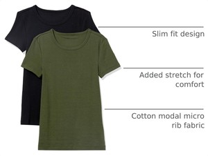 Camiseta de Algodón para Mujer, Elegante, Corte Ajustado, Tie Dye, Ecológica, Cómoda, Suave, Transpirable, Cuello Redondo, Manga Corta, Estilo Casual - Product Image 6