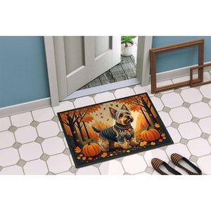 Silky Terrier Fall Indoor/<b>Outdoor</b> Non-Slip Washable Low Pile Door <b>Mat</b> 24H X 36W for Entryway or Front Door - Product Image 4