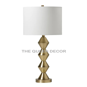 Golden Aluminum Metal Leafy Design & White Marble Base Classic Lightening Table <b>Lamp</b> Hotels And Wedding Best <b>Cheap</b> Piece - Product Image 4