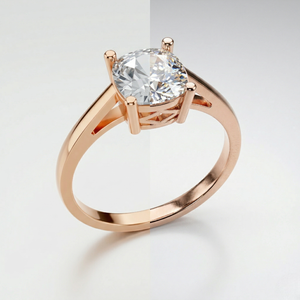 เครื่องประดับอัญมณีชั้นดี ได้รับการรับรองจาก IGI เพชรทรงคุชชั่น 2 กะรัต VS เพชรเลี้ยงในห้องปฏิบัติการ ทองคำแท้ 9k แหวนแต่งงานสำหรับผู้หญิง ของขวัญสำหรับงานปาร์ตี้ - Product Image 5
