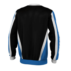 Sudadera de terciopelo personalizada de alta calidad para hombre, Jogger de cuello redondo de algodón con impresión Digital, felpa teñida lisa en blanco para invierno - Product Image 2