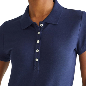 <b>Women's</b> Fashion <b>Button</b> <b>Up</b> Closure Polo <b>Shirt</b> With Customized Logo Size and Color New Style <b>Women</b> Polo <b>Shirt</b> - Product Image 3