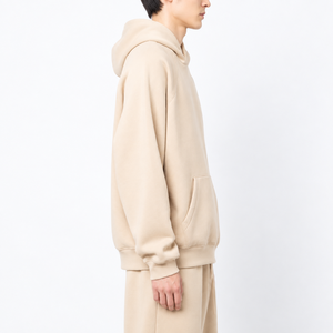 Sudadera con Capucha para Hombre, Corte Holgado, Manga Raglán, Color Sólido, con Bolsillo Canguro, Estilo Casual, Manga Larga - Product Image 4