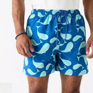 Custom Fabric <b>Men</b> Swim <b>Trunks</b> Soft Board Shorts Solid Quick Dry Private Label OEM Fishing Shorts - Product Image 2