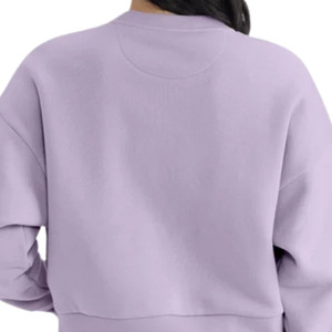 Sudadera extragrande de forro polar para mujer, cuello redondo, estilo casual, ropa de moda urbana, proveedor al por mayor - Product Image 4