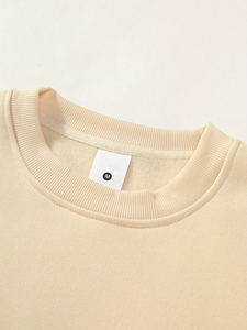 เสื้อสเวตเชิ้ตคอกลมใส่สบาย เสื้อผ้าลำลองอเนกประสงค์สำหรับกิจกรรมประจำวันและการพักผ่อน ให้สัมผัสนุ่มสบายและใช้งานได้จริง - Product Image 2