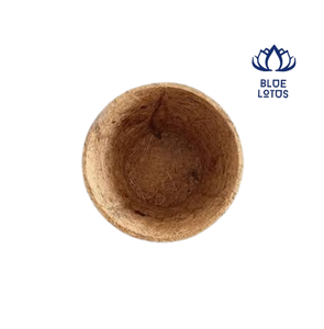 Blue Lotus Coir Flower Pots Biodegradable Eco-Friendly Durable <b>Planters</b> Garden Home Use <b>Square</b> Design Not Coated Country Style - Product Image 1