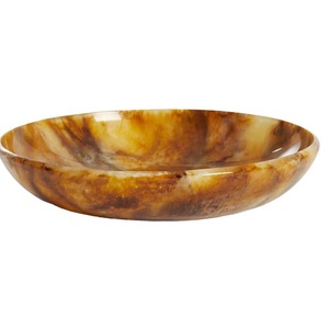 Tazones Redondos Grandes de Resina Ecológicos y Modernos para Frutas y Ensaladas, Tazones para Servir Hechos a Mano de Alta Calidad en Varios Colores - Product Image 1