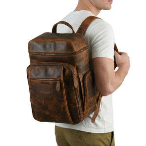 Mochilas de Cuero Genuino de la Mejor Calidad, Bolsos de Cuero Totalmente Personalizados Más Vendidos, Nuevas Mochilas de Cuero de Diseño Personalizado a la Moda - Product Image 3
