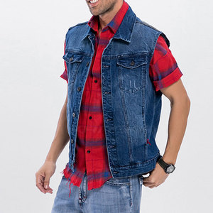 Chaleco Vaquero de Invierno para Hombre, Informal, Transpirable, 100% Algodón, Corte Regular para Uso Diario - Product Image 6