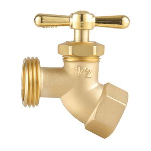 Rubinetto da Esterno in Ottone Resistente con Connessione 1/2'' FIP x 3/4'' MHT, Valvola da Giardino Multi-Volta per Uso Esterno - Product Image 4