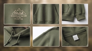Sudadera con Capucha de Diseño Personalizado, Estilo Astronauta, Corte Regular, Tejido Grueso de 350g, Mezcla de Poliéster/Algodón, para Hombre, Invierno - Product Image 3