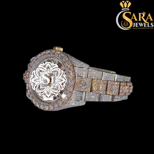 Reloj de Diamantes Plateado Moderno de Primera Calidad para Fiestas de Trabajo y Regalos, Disponible para Exportación, Precio desde India - Product Image 1