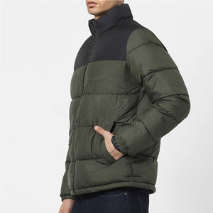 Blousons d'hiver matelassés de haute qualité fabriqués au Pakistan, design personnalisé, best-seller, respirants, pour hommes, col montant, logo frontal, épais - Product Image 3