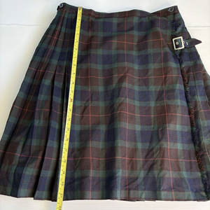 Falda Escocesa Vintage de Tartán Blackwatch, Plisada, de Lana, para Mujer, Venta al Por Mayor - Product Image 2