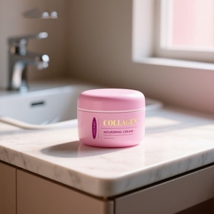 Crème hydratante pour le visage au collagène, nourrissante, raffermissante, soin quotidien de la peau, 110g, coffret cadeau - Product Image 4