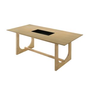 Tavolo da Pranzo Blayde con Finitura Naturale, Arredamento Elegante e Raffinato per il Tuo Spazio Pranzo - Product Image 3