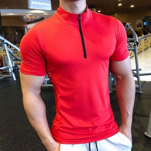 Camiseta deportiva personalizada con cremallera de 1/4 para hombre – Camiseta de manga larga de secado rápido para gimnasio, fitness y golf - Product Image 5