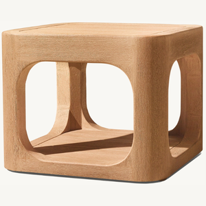 Mesa de Comedor Cuadrada de Madera Maciza para Exteriores, Diseño Moderno, para Hotel o Uso Interior/Exterior, en Oferta - Product Image 2