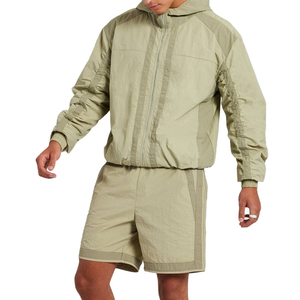 Custom Logo Print Outdoor Wear Men Two Piece Windbreaker <b>Shorts</b> <b>Sets</b> Sports Wear Windbreaker <b>shorts</b> <b>Set</b> for Men - Product Image 1