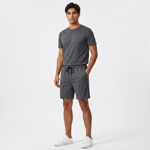 Ensemble court personnalisé 2 pièces de haute qualité : t-shirt de sport et short en polyester, coupe ajustée, jersey personnalisé de qualité supérieure. - Product Image 2