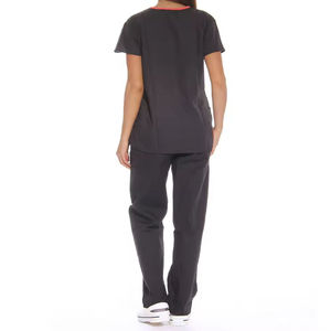 Conjunto de Uniformes Médicos para Mujer al por Mayor, Uniforme de Enfermera con Cuello en V, Traje de Doctora para Hospital Dental, Ropa de Trabajo de Manga Corta con Bolsillos, Ropa de Spa - Product Image 3