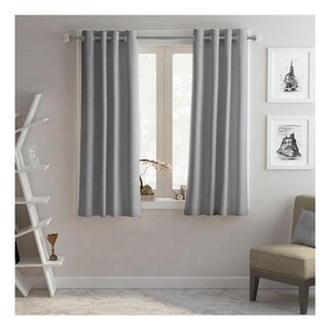 Somptueux solides oeillet Long Crush Beige lin Semi Sheer 5 pieds oeillet Translucidus Grace maison et salon rideau de fenêtre supplémentaire - Product Image 1