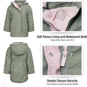 Men's Stand Collar <b>Single</b> Breasted Safari Jacket Warm Winter <b>Quilted</b> Casual Outerwear Wool Liner - Product Image 5