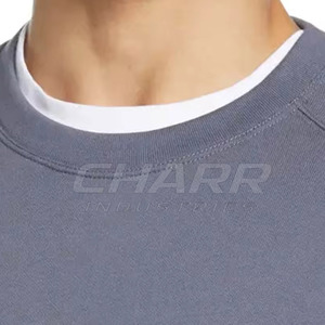Sweat-shirts en molleton de coton mélangé pour homme de haute qualité - Couleur et logo personnalisés, respirant, séchage rapide - Product Image 5