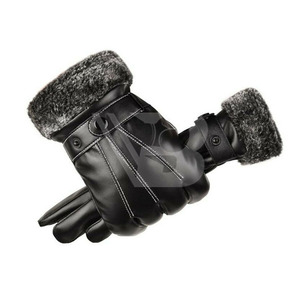 Women's Vintage Winter Leather <b>Gloves</b>-<b>Touchscreen</b> & Eco-Friendly for Travel & Sports Made in Pakistan - Product Image 3
