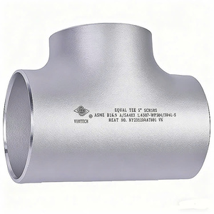 Equal Tee From Vietnam ASME B16.9 A SA403 Stainless Steel 304 304L 316 316L Formed <b>Pipe</b> Connector - Product Image 2