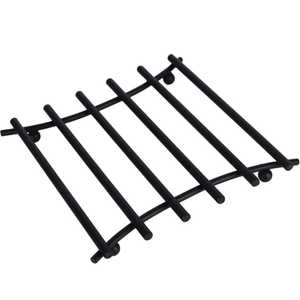Skies Trader Round Cast Iron Trivet Grid Weave Metal Hot Pad Heat Resistant Heavy Duty Pot Holder <b>Kitchen</b> Table <b>Mat</b> - Product Image 4