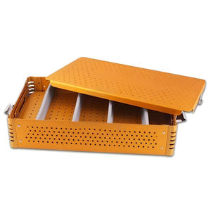New Arrival High Quality Stainless Steel Manual Sterilization Tray Case <b>Box</b> for Surgical Instruments Medium/<b>Large</b> Size Reusable - Product Image 1