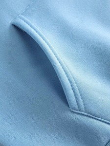 Sweat à capuche unisexe grande taille avec fermeture éclair, personnalisable, en mélange polyester/coton, polaire respirant, écologique, service OEM régulier - Product Image 3