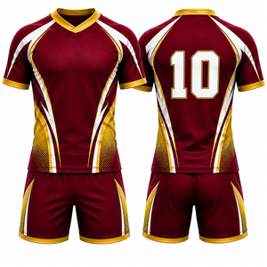 Uniforme de Rugby de Entrenamiento de Última Moda al por Mayor, Secado Rápido, Unisex, Personalizado para Equipos, Suministro Directo de Fábrica, Jersey de Rugby OEM - Product Image 1