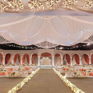 Arche de mariage en fer pour l'arrière-cour au bord de la piscine ou à la ferme, décoration élégante de la pelouse. - Product Image 3