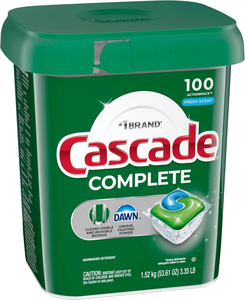 Detergente en Polvo para Lavavajillas Cascade Platinum 92 Fresh Scent ActionPacs Peso Neto 51.2 Onzas - Product Image 3