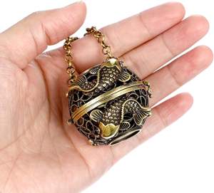 Handcrafted Religious Middle Eastern <b>Bakhoor</b> Incense Burner for <b>Oud</b> Chips Premium Home Decor & Gift Distribution Metal - Product Image 4