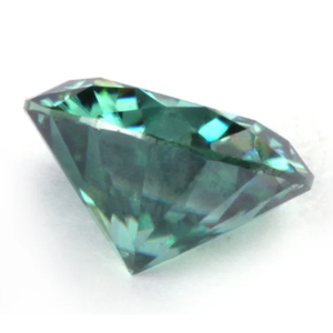 Moissanite ronde verte de haute qualité, diamant synthétique cultivé en laboratoire, moissanite en vrac, diamant de qualité excellente, clarté VVS, grossiste - Product Image 4