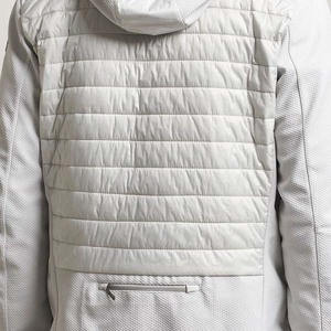 Chaqueta para Hombre Ligera de Invierno con Capucha de Malla Híbrida, Servicio OEM Disponible, Chaqueta Híbrida Clásica para Mujer, Chaqueta Acolchada Blanca Personalizada al por Mayor - Product Image 1