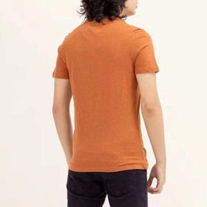 Impression en gros d'usine, t-shirts unis personnalisés avec logo imprimé, t-shirts unisexes décontractés pour la vente en ligne - Product Image 3